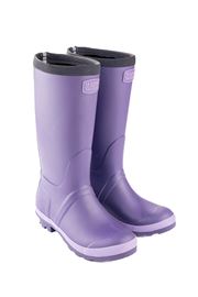 Purple Junior Warm Wellies (Sizes 1-5) 