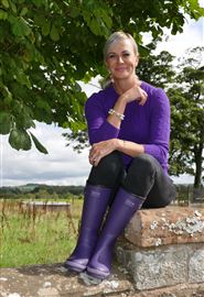 Purple Adult Neoprene Lined Field Warm Wellies