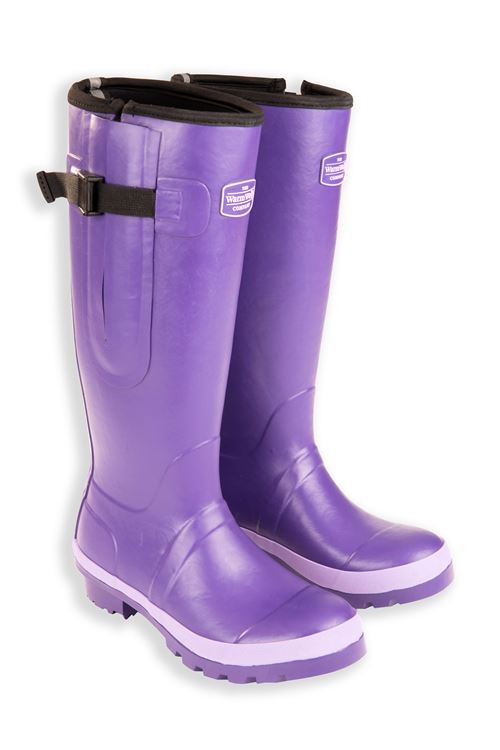 Purple Adults Wide Warm Wellies