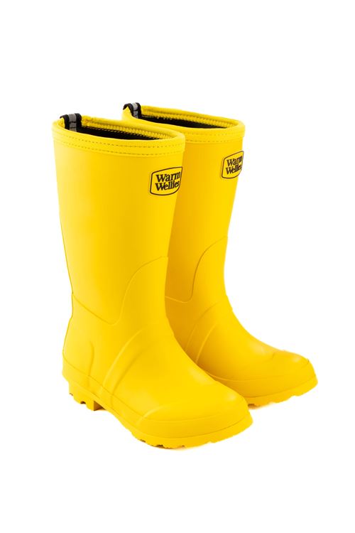 Yellow Infant Warm Wellies (Sizes 9-13)